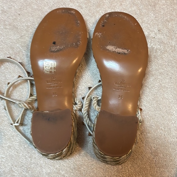 Valentino Rock Studded Espadrilles/Sandals - Picture 11 of 16